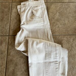 We The Free Cream Barrel Jeans